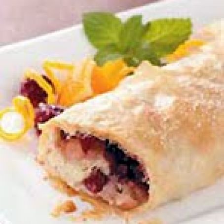 Carmelized Pear Strudel