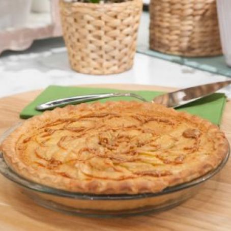 Caramel Apple Pear Pie