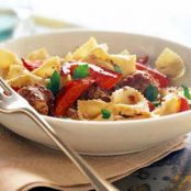 Bow Ties with Sausage and Peppers