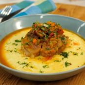 Beef Shanks with Creamy Polenta and Gremolata