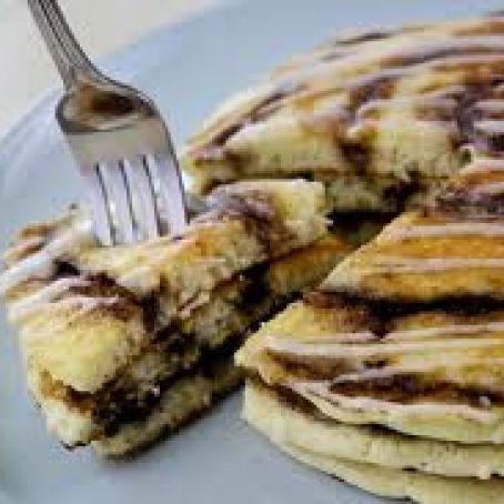 Cinnamon Roll Pancakes