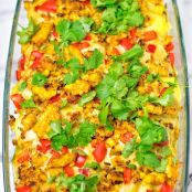 Mexican Street Corn Potato Casserole