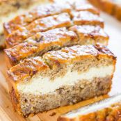 Cream Cheese-Filled Banana Bread