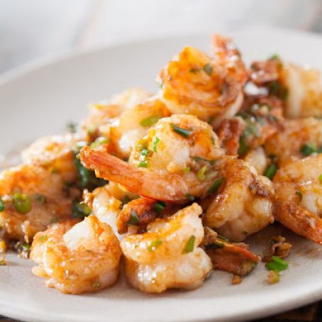 Garlic Ginger Shrimp Stir fry