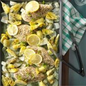 Parmesan Chicken with Artichoke Hearts Recipe