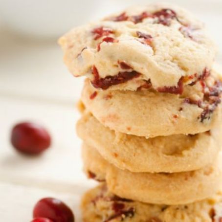 Cranberry Shortbread Cookies
