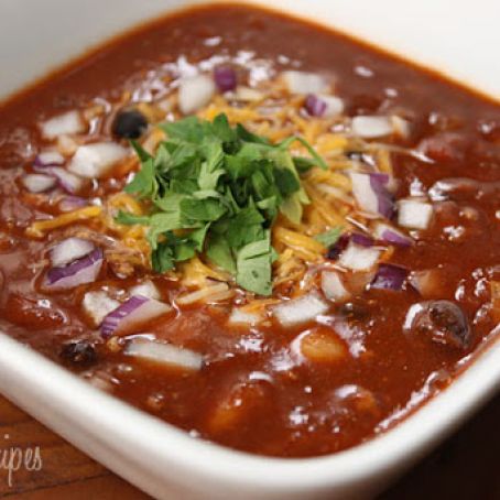 Crock Pot 3 Bean Turkey Chili