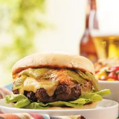 Green Chile Cheeseburger