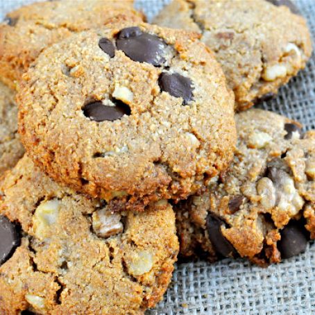 cookie - Paleo Dark Chocolate Chip Walnut Cookies
