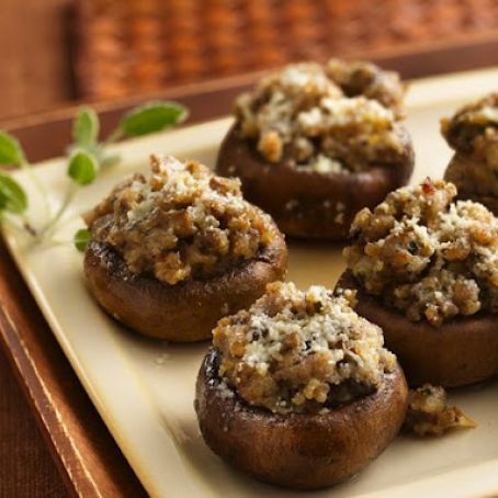 Sausage Stuffed Mushrooms
