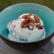 Homemade Maple Nut Ice Cream
