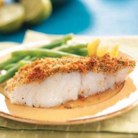 Crumb-Topped Baked Fish