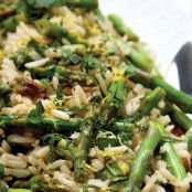 Asparagus, Pistachio, & Mint Salad with Lemon Vinaigrette