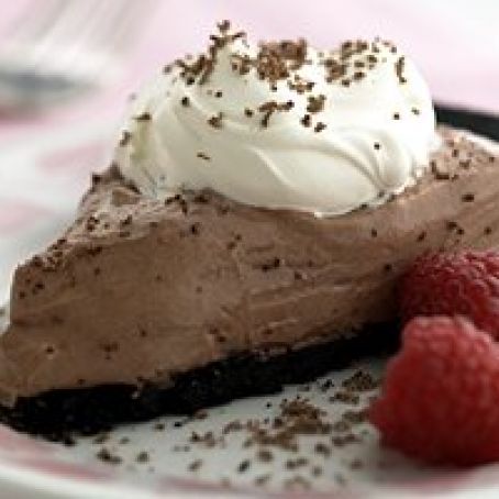 Pie - Triple Chocolate Pie - Healthified