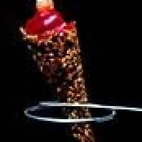 Sesame Cornet and Raspberry Sorbet