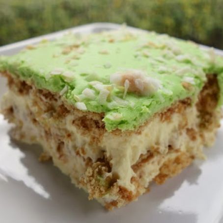 Key Lime Coconut Eclair Cake