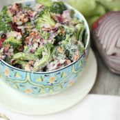 Broccoli Salad with Bacon and Cranberries