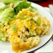 Skinny Cheesy Chicken and Broccoli