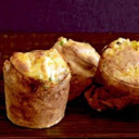 Scallion and Cheddar Popovers