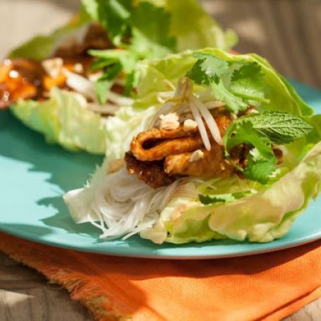 Asian Pork Lettuce Cups