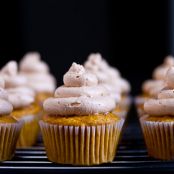 GOLDEN BEET CUPCAKES WITH DULCE DE LECHE BUTTER CREAM