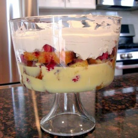 Raspberry Orange Trifle