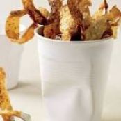 Potato Crisps with Chive-Sour Cream Dip