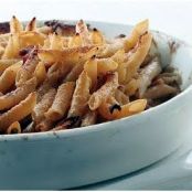 Penne with Parmesan Cream and Prosciutto