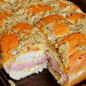 Hawaiian Baked Ham and Swiss Sandwiches