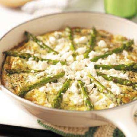 Feta Asparagus Frittata Recipe