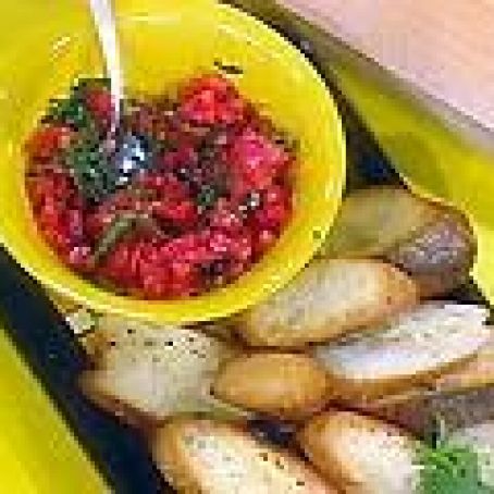 Bruschetta with Tomato and Basil