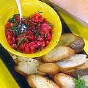 Bruschetta with Tomato and Basil