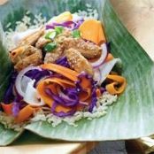 Colorful Chicken Stir-Fry with Sweet Potatoes and Hoisin Sauce