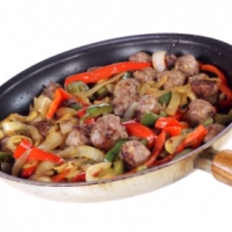 Turkey Sausage and Peppers