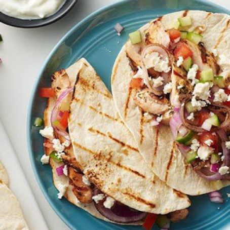 Greek Grilled Chicken Tacos