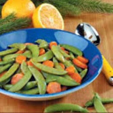 Pea Pod Carrot Medley