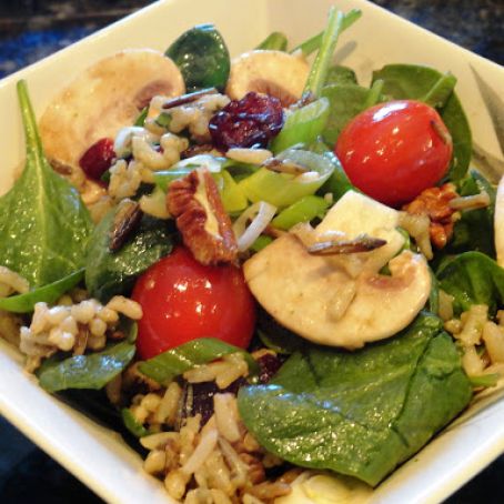 Spinach and Wild Rice Salad