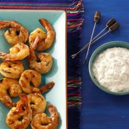 Grilled Chipotle Shrimp and Dip