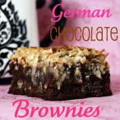 German Chocolate Brownies