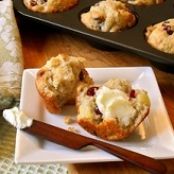 Apple Cranberry and Cheddar Muffins