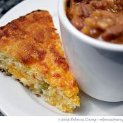 Cheesy Mexican Cornbread and Pinto Beans
