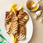 Wine-Glazed Grilled Halibut