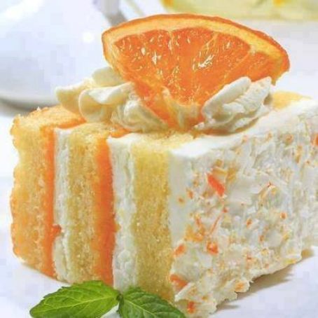 Orange Dreamsicle cake