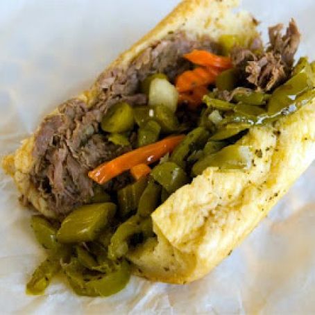 Chicago Italian Beef Sandwich