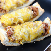 Sloppy Joe French Bread Pizza