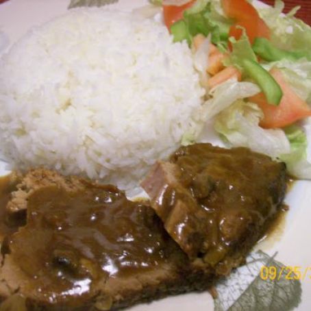 Kittencal's Slow Cooker Eye of Round Roast With Gravy