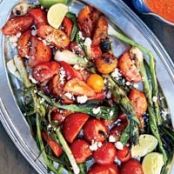 Grilled Tomato and Scallion Salad