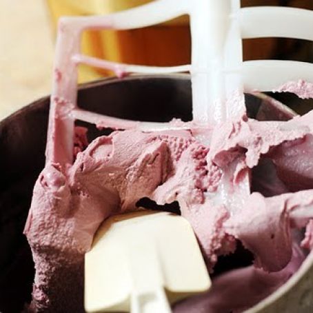 Delicious Blackberry Ice Cream