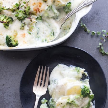 Creamy Broccoli Potato Casserole