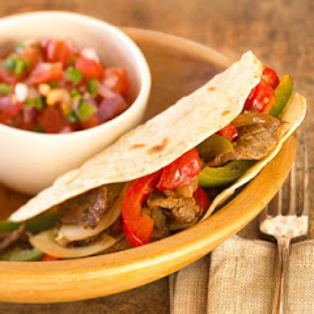 Steak Fajitas with Peppers